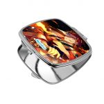 مرآة جيب صغيرة مربعة بتصميم قوة كامادو تانجيرو