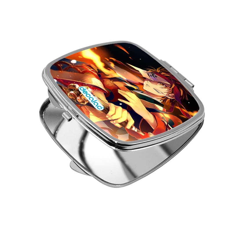 مرآة جيب صغيرة مربعة بتصميم قوة كامادو تانجيرو مرآة جيب صغيرة مربعة بتصميم قوة كامادو تانجيرو