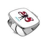 مرآة جيب صغيرة مربعة بتصميم قوة كانيكي طوكيو الغول