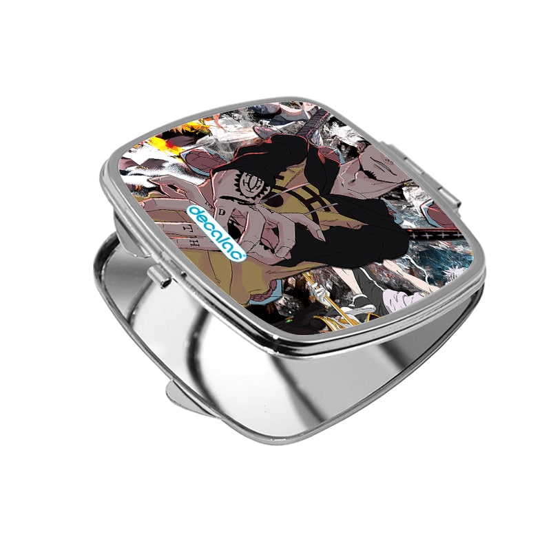 مرآة جيب صغيرة مربعة بتصميم قوة لاو ون بيس مرآة جيب صغيرة مربعة بتصميم قوة لاو ون بيس