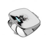 مرآة جيب صغيرة مربعة بتصميم كانيكي طوكيو غول