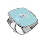 مرآة جيب صغيرة مربعة بتصميم كرتون كاميرا