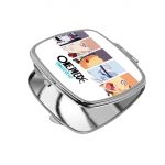 مرآة جيب صغيرة مربعة بتصميم منظمة الأكاتسكي انمي ناروتو