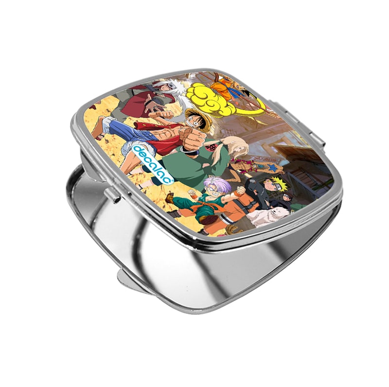 مرآة جيب صغيرة مربعة بتصميم ميدوريا وباكوغو واوول مايت مرآة جيب صغيرة مربعة بتصميم ميدوريا وباكوغو واوول مايت