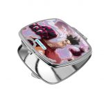 مرآة جيب صغيرة مربعة بتصميم هاكي التصلب لوفي ون بيس