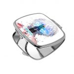 مرآة جيب صغيرة مربعة بتصميم وحش بداخلي طوكيو الغول