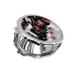 مرآة جيب صغيرة مزخرفة بتصميم أبيكس ليجندز جبل طارق