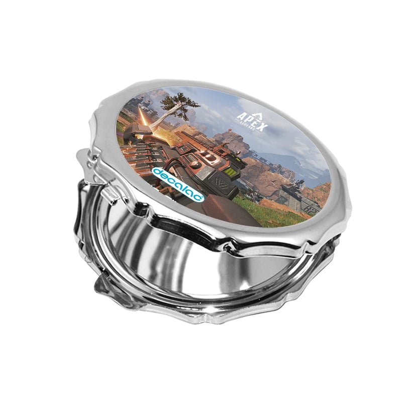 مرآة جيب صغيرة مزخرفة بتصميم أبيكس ليجندز سلاح مرآة جيب صغيرة مزخرفة بتصميم أبيكس ليجندز سلاح