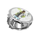 مرآة جيب صغيرة مزخرفة بتصميم أبيكس ليجندز كريبتو