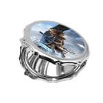 مرآة جيب صغيرة مزخرفة بتصميم إلوي هوريزن زيرو دون