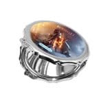 مرآة جيب صغيرة مزخرفة بتصميم اسلحة باتلفيلد