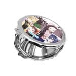 مرآة جيب صغيرة مزخرفة بتصميم اصدقاء قاتل شيطان