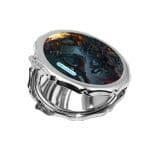 مرآة جيب صغيرة مزخرفة بتصميم الأرواح الشريرة بلود بورن