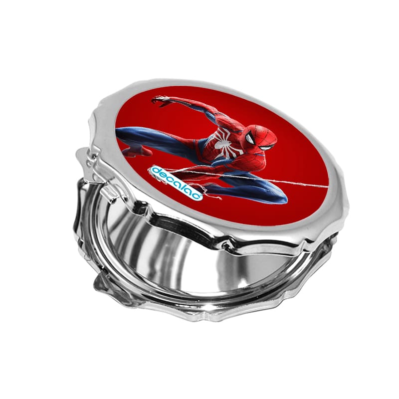 مرآة جيب صغيرة مزخرفة بتصميم الرجل العنكبوت مارفل مرآة جيب صغيرة مزخرفة بتصميم الرجل العنكبوت مارفل