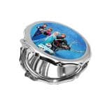 مرآة جيب صغيرة مزخرفة بتصميم الشخصيات الرئيسيه لفروزن