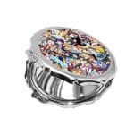 مرآة جيب صغيرة مزخرفة بتصميم الشخصيات اللطيفه كل الانميات