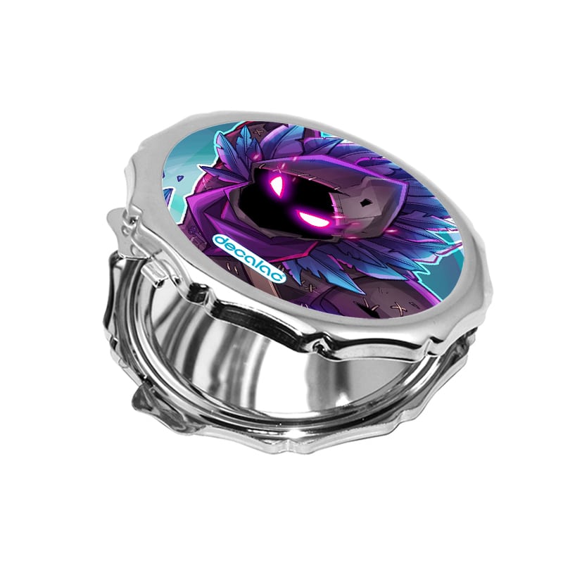 مرآة جيب صغيرة مزخرفة بتصميم الغراب رافين فورت نايت مرآة جيب صغيرة مزخرفة بتصميم الغراب رافين فورت نايت