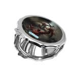 مرآة جيب صغيرة مزخرفة بتصميم القتال ضد سبايدر مان