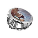 مرآة جيب صغيرة مزخرفة بتصميم المقاتلة إلوي هورايزن زيرو داون