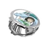 مرآة جيب صغيرة مزخرفة بتصميم انمي المخطوفة