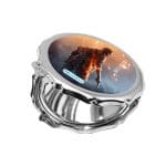 مرآة جيب صغيرة مزخرفة بتصميم باتلفيلد 1 M1911