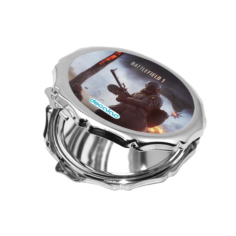 مرآة جيب صغيرة مزخرفة بتصميم باتلفيلد 1 MG08 مرآة جيب صغيرة مزخرفة بتصميم باتلفيلد 1 MG08