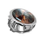 مرآة جيب صغيرة مزخرفة بتصميم بندقية هجوميه باتل فيلد