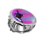 مرآة جيب صغيرة مزخرفة بتصميم بيتر بوركر سبايدر مان