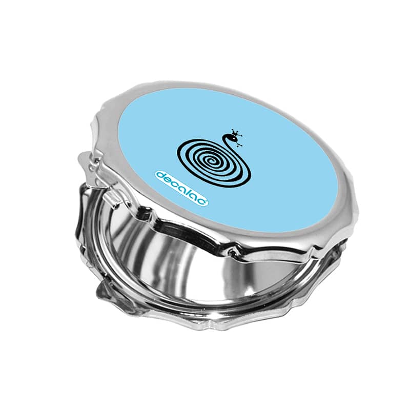 مرآة جيب صغيرة مزخرفة بتصميم ثعبان لطيف مرآة جيب صغيرة مزخرفة بتصميم ثعبان لطيف