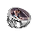 مرآة جيب صغيرة مزخرفة بتصميم جيل فالنتاين اطلاق النار رزدنت ايفل 3