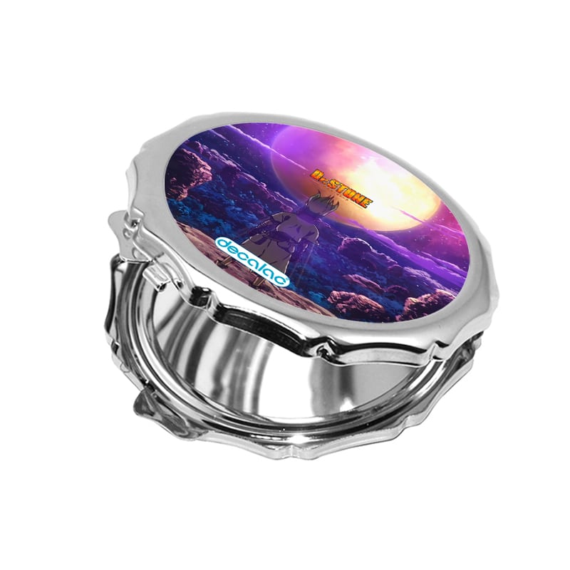 مرآة جيب صغيرة مزخرفة بتصميم دكتور ستون امل العالم مرآة جيب صغيرة مزخرفة بتصميم دكتور ستون امل العالم