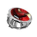 مرآة جيب صغيرة مزخرفة بتصميم سبايدر مان