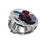 مرآة جيب صغيرة مزخرفة بتصميم  سبايدر مان الصغير