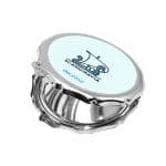 مرآة جيب صغيرة مزخرفة بتصميم سفينة