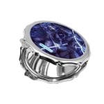 مرآة جيب صغيرة مزخرفة بتصميم سيدة ماريا من برج الساعة النجمي