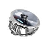 مرآة جيب صغيرة مزخرفة بتصميم سيف جيرالت ذا ويتشر 3 وايلد هانت