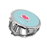 مرآة جيب صغيرة مزخرفة بتصميم شفاه جذابه