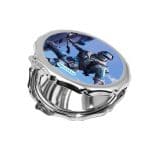 مرآة جيب صغيرة مزخرفة بتصميم فورت نايت تسلق جبل جليدي