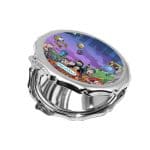 مرآة جيب صغيرة مزخرفة بتصميم فورت نايت رسم