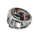 مرآة جيب صغيرة مزخرفة بتصميم فيمون سبايدر مان