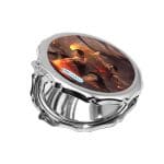 مرآة جيب صغيرة مزخرفة بتصميم قتال اللحيه البيضاء ون بيس