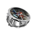 مرآة جيب صغيرة مزخرفة بتصميم قوة سبيدر مان