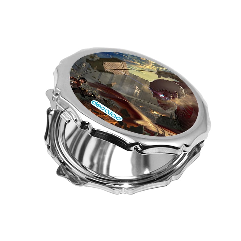 مرآة جيب صغيرة مزخرفة بتصميم قوة ميكاسا انمي هجوم العمالقة مرآة جيب صغيرة مزخرفة بتصميم قوة ميكاسا انمي هجوم العمالقة