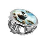 مرآة جيب صغيرة مزخرفة بتصميم كونغ فو باندا 3