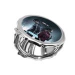 مرآة جيب صغيرة مزخرفة بتصميم ليون وكلير رزدنت إيفل 2