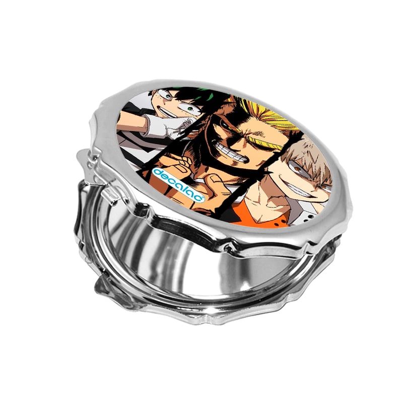 مرآة جيب صغيرة مزخرفة بتصميم ميدوريا وباكوغو واوول مايت مرآة جيب صغيرة مزخرفة بتصميم ميدوريا وباكوغو واوول مايت