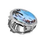 مرآة جيب صغيرة مزخرفة بتصميم هوريزن زيرو دون