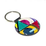 ميدالية مفاتيح دائرية بتصميم اشكال هندسيه