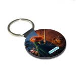 ميدالية مفاتيح دائرية بتصميم الاميره ميريدا تنقذ امها