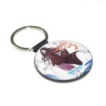 ميدالية مفاتيح دائرية بتصميم الجميلة نيزوكو قاتل الشياطين